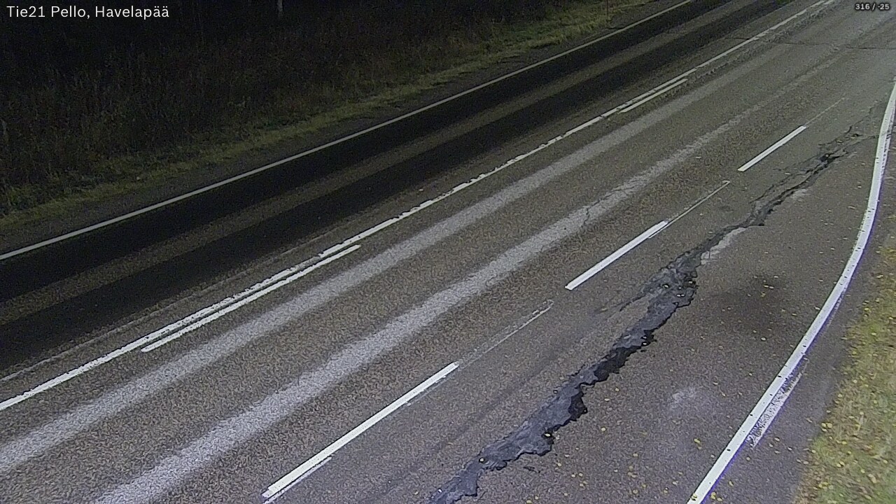 Kelikamerat Kuva Tie 21 Pello, Havelanpää, Pello, Lappi