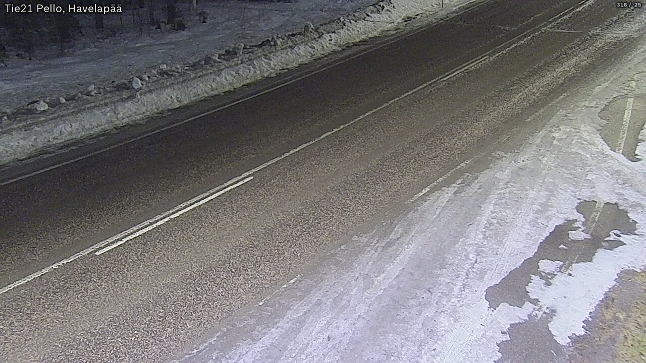 Kelikamerat Kuva Tie 21 Pello, Havelanpää, Pello, Lappi