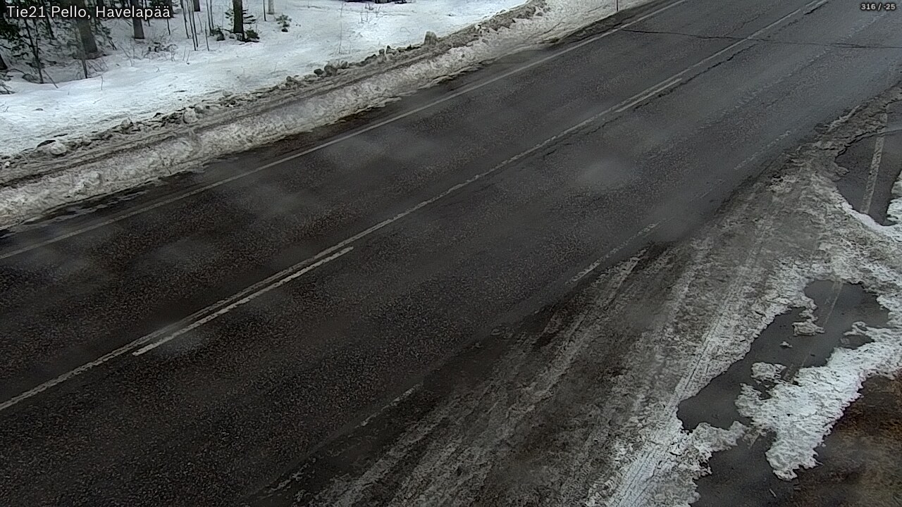 Kelikamerat Kuva Tie 21 Pello, Havelanpää, Pello, Lappi