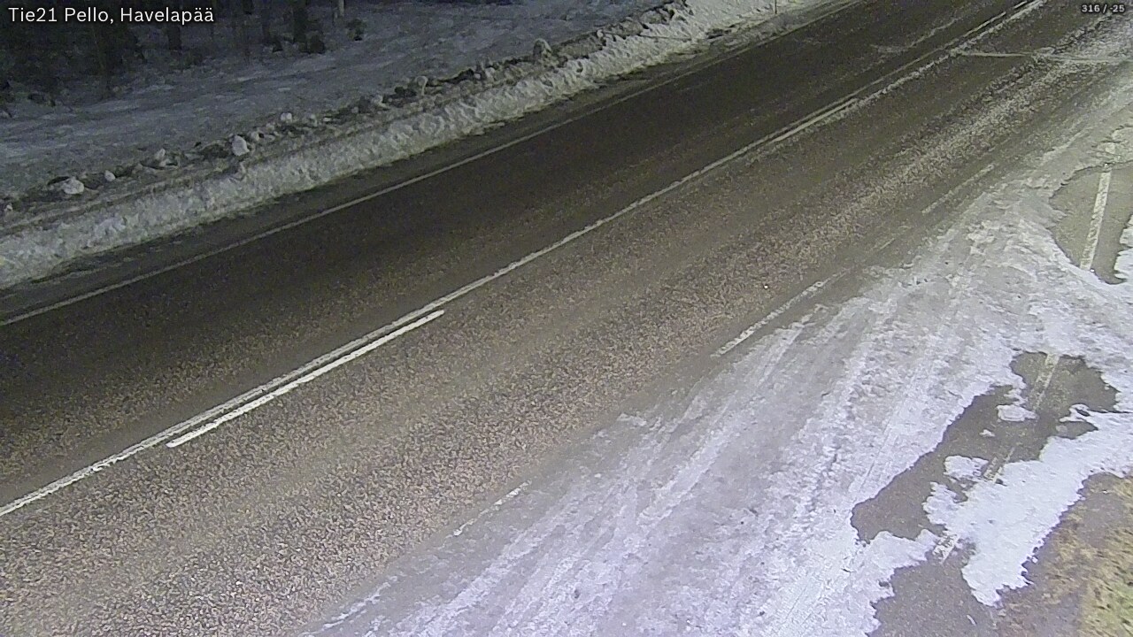 Kelikamerat Kuva Tie 21 Pello, Havelanpää, Pello, Lappi