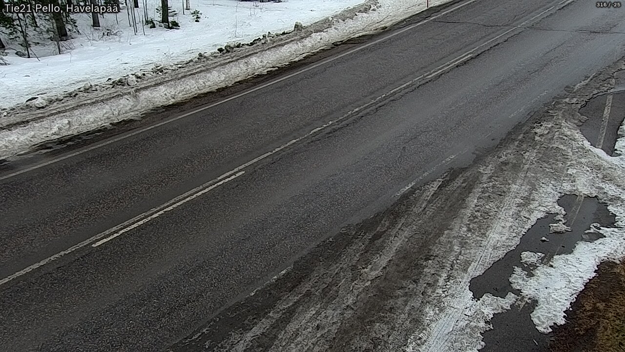 Kelikamerat Kuva Tie 21 Pello, Havelanpää, Pello, Lappi