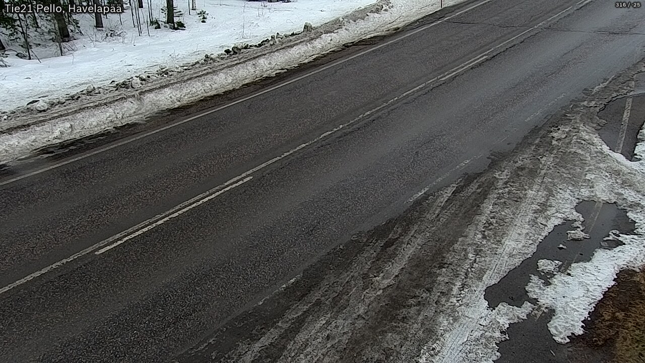 Kelikamerat Kuva Tie 21 Pello, Havelanpää, Pello, Lappi