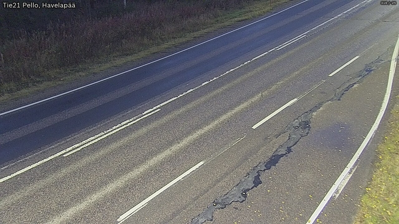 Kelikamerat Kuva Tie 21 Pello, Havelanpää, Pello, Lappi