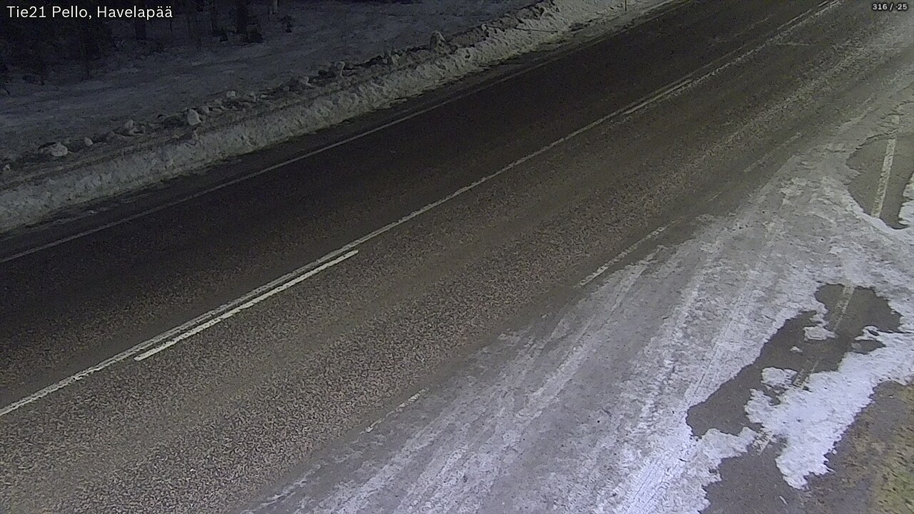 Kelikamerat Kuva Tie 21 Pello, Havelanpää, Pello, Lappi