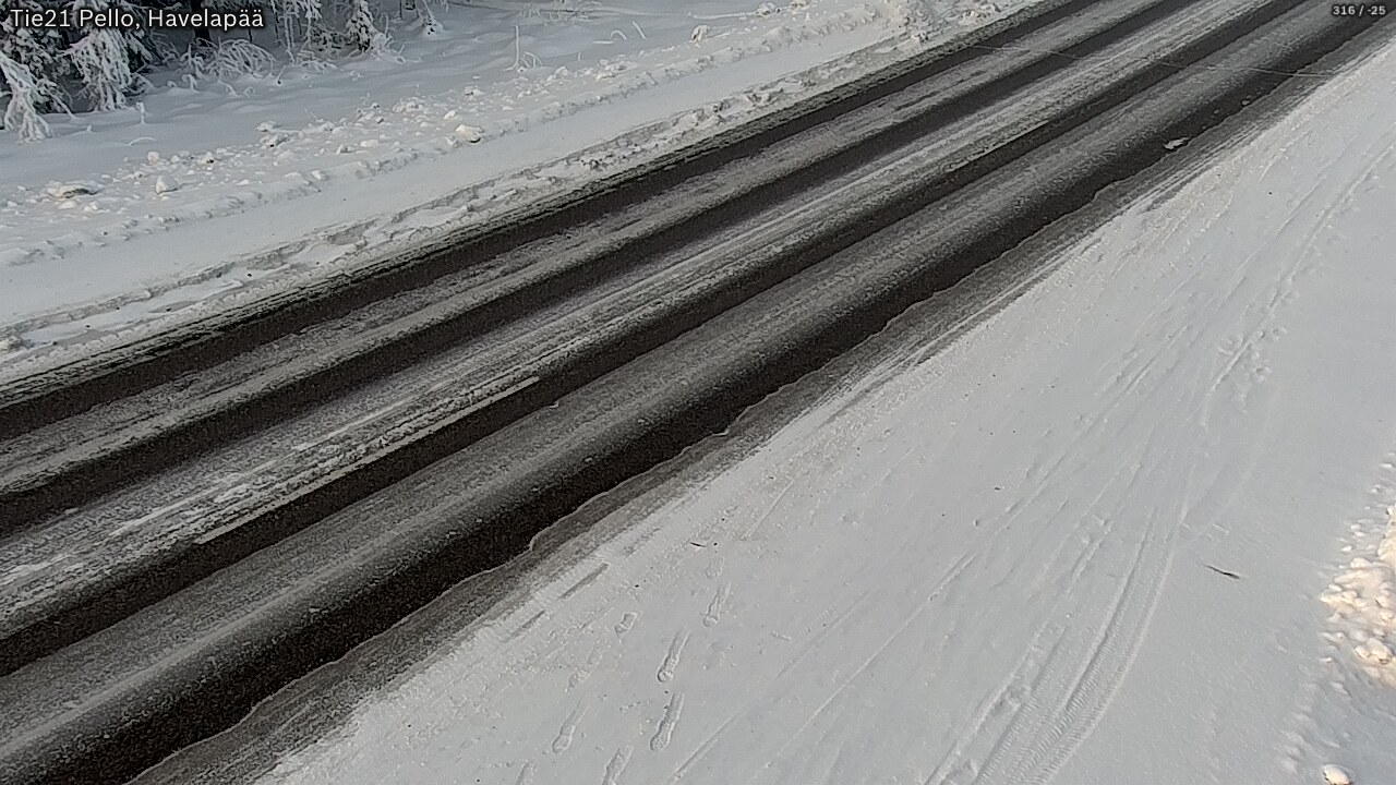 Kelikamerat Kuva Tie 21 Pello, Havelanpää, Pello, Lappi