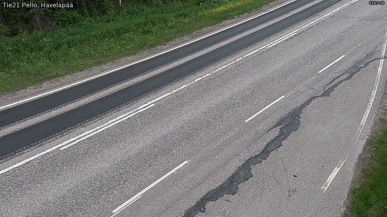 Kelikamerat Kuva Tie 21 Pello, Havelanpää, Pello, Lappi