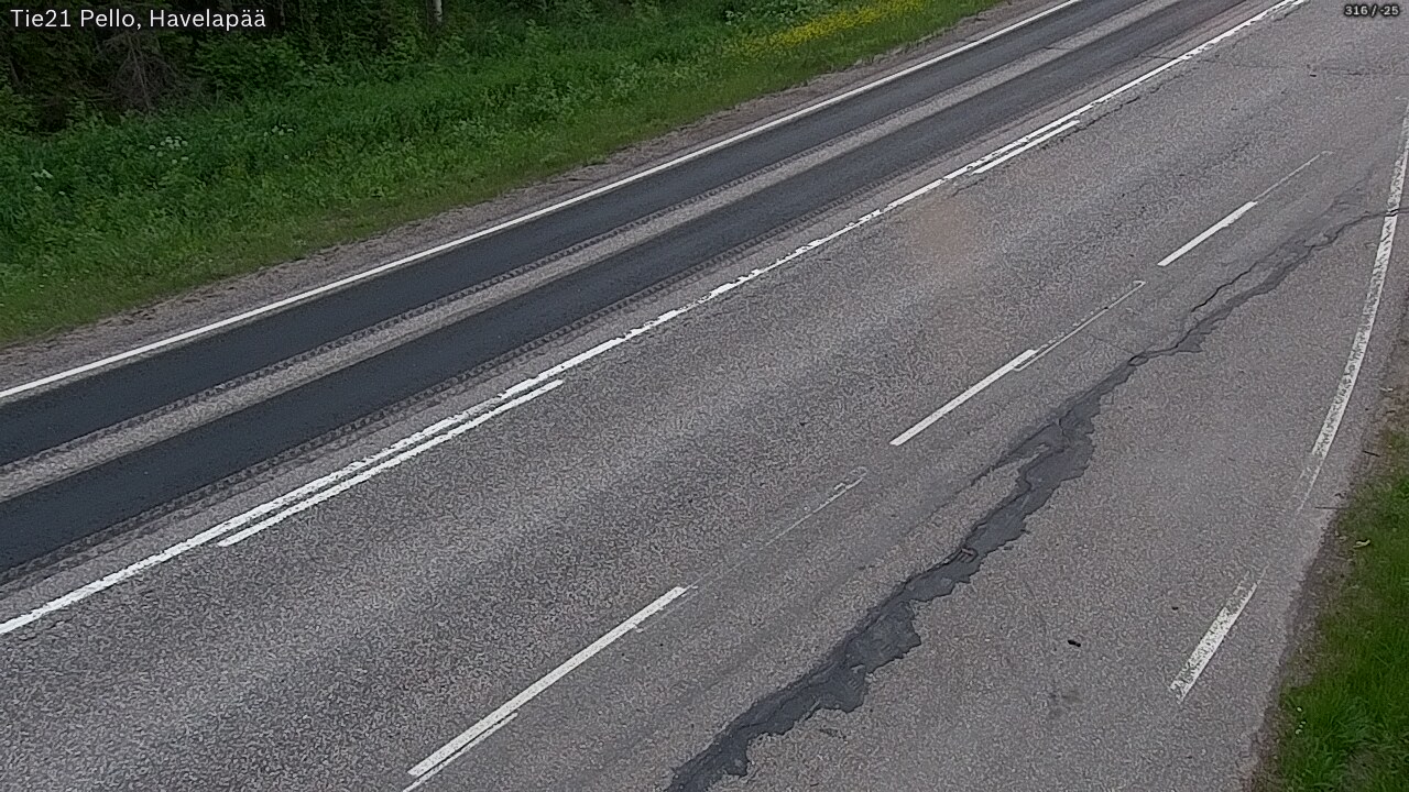 Kelikamerat Kuva Tie 21 Pello, Havelanpää, Pello, Lappi