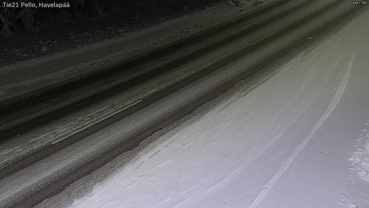 Kelikamerat Kuva Tie 21 Pello, Havelanpää, Pello, Lappi