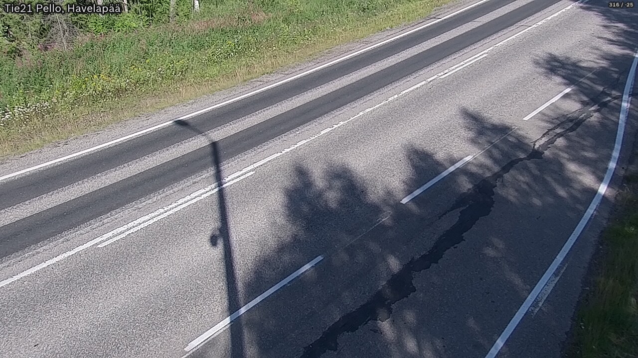 Weather Camera Image Road 21 Pello, Havelanpää, Pello, Lappi