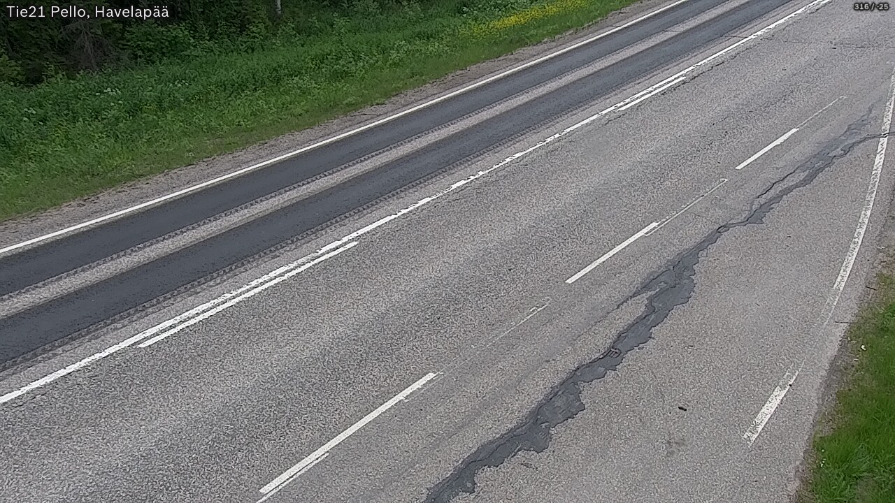 Kelikamerat Kuva Tie 21 Pello, Havelanpää, Pello, Lappi
