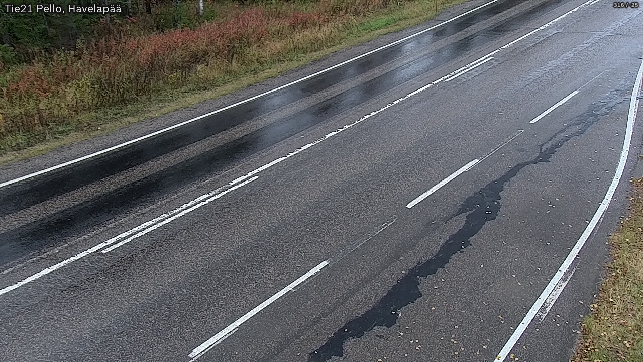 Kelikamerat Kuva Tie 21 Pello, Havelanpää, Pello, Lappi
