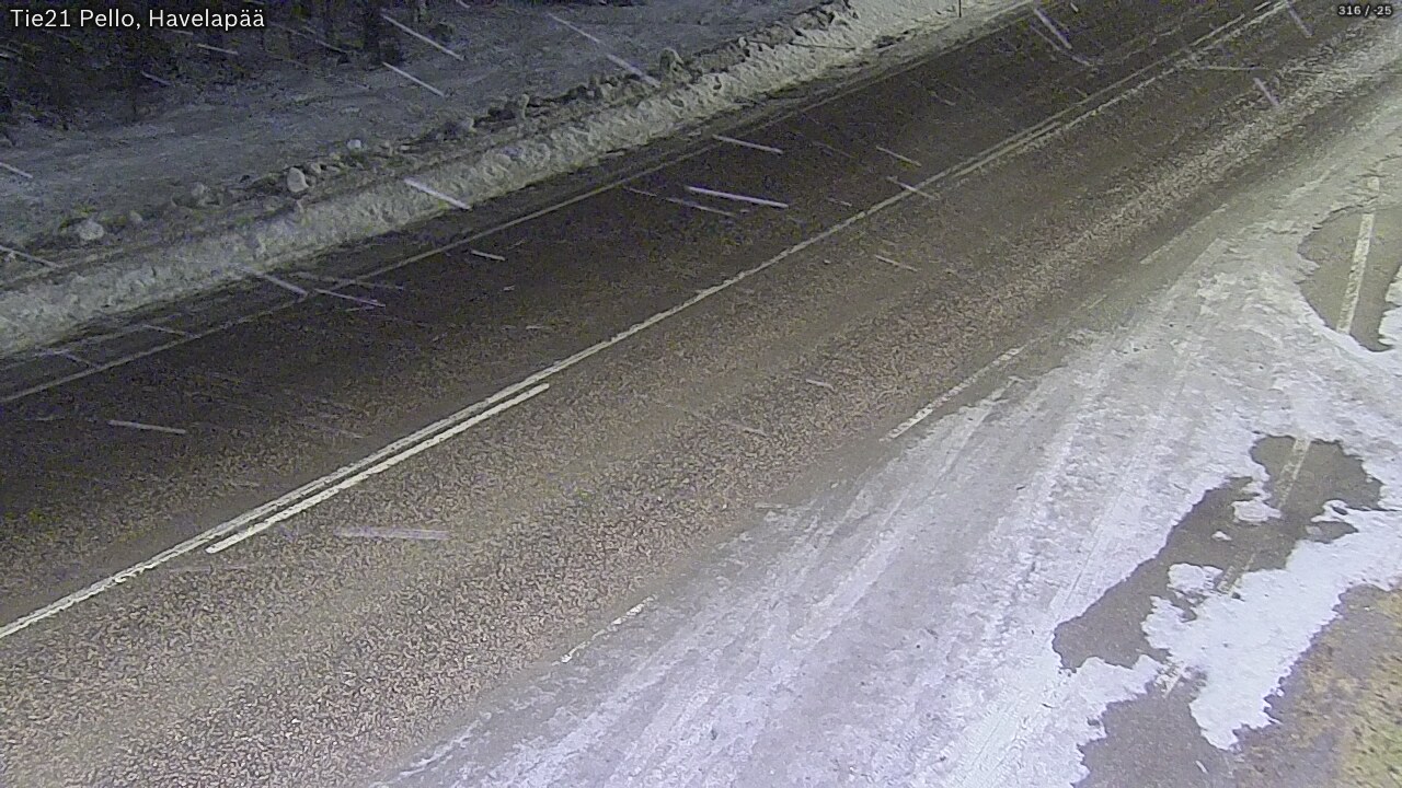 Kelikamerat Kuva Tie 21 Pello, Havelanpää, Pello, Lappi