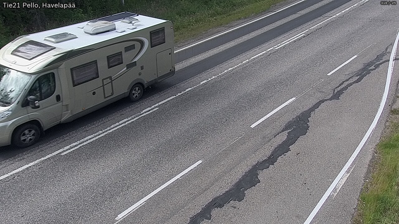 Kelikamerat Kuva Tie 21 Pello, Havelanpää, Pello, Lappi