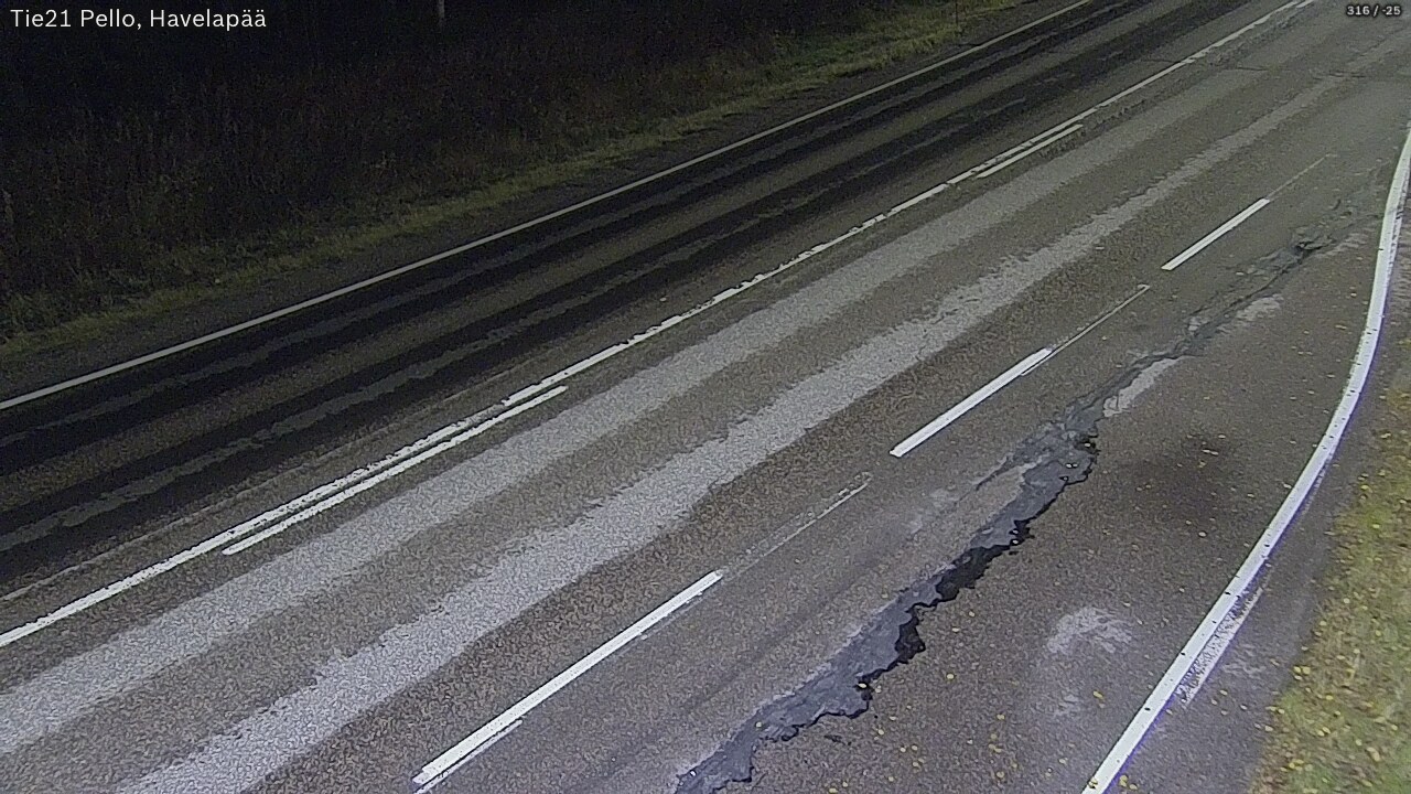 Kelikamerat Kuva Tie 21 Pello, Havelanpää, Pello, Lappi