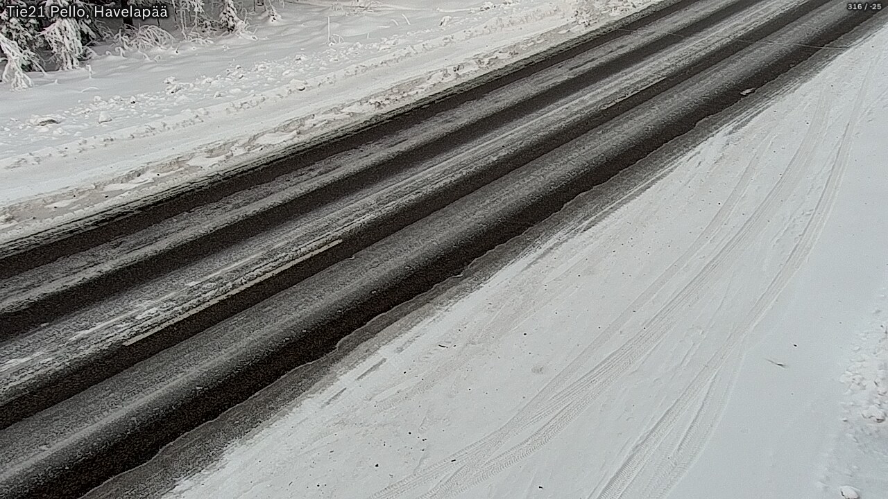 Weather Camera Image Road 21 Pello, Havelanpää, Pello, Lappi