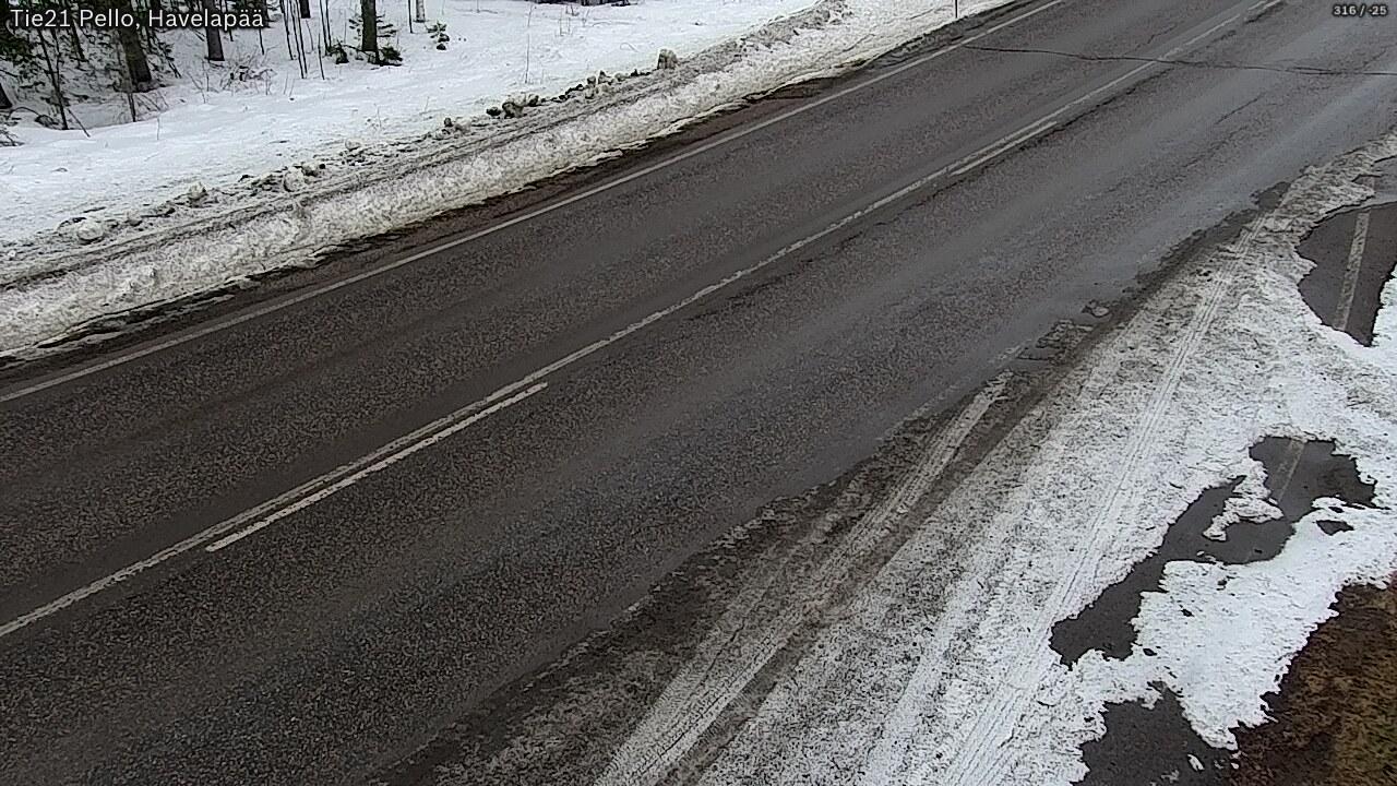Kelikamerat Kuva Tie 21 Pello, Havelanpää, Pello, Lappi