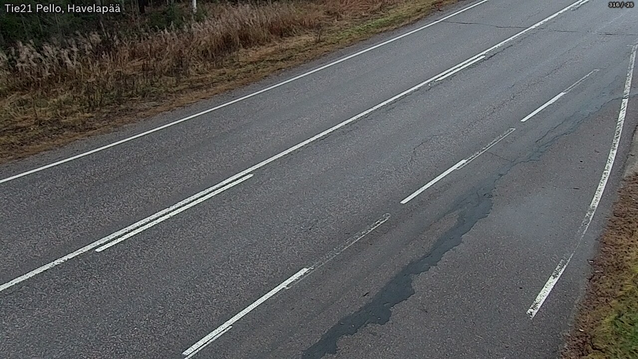 Weather Camera Image Road 21 Pello, Havelanpää, Pello, Lappi