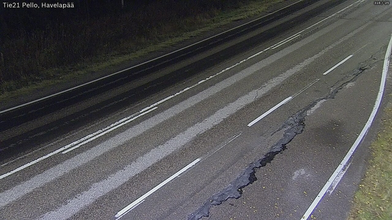 Kelikamerat Kuva Tie 21 Pello, Havelanpää, Pello, Lappi