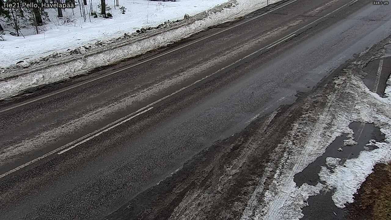 Kelikamerat Kuva Tie 21 Pello, Havelanpää, Pello, Lappi