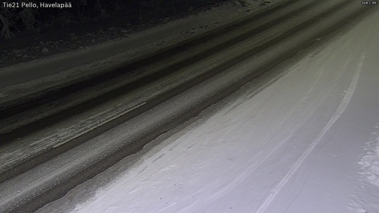 Kelikamerat Kuva Tie 21 Pello, Havelanpää, Pello, Lappi