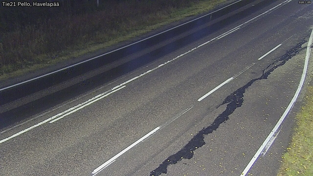 Kelikamerat Kuva Tie 21 Pello, Havelanpää, Pello, Lappi