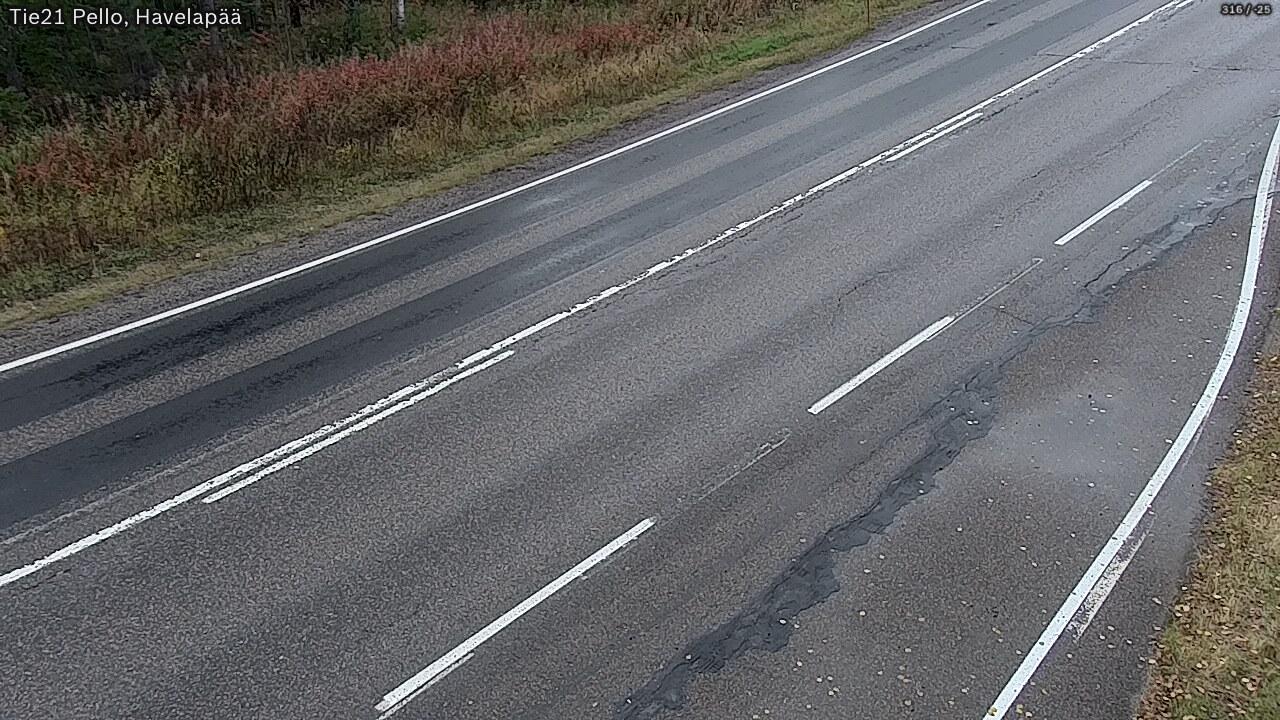 Kelikamerat Kuva Tie 21 Pello, Havelanpää, Pello, Lappi
