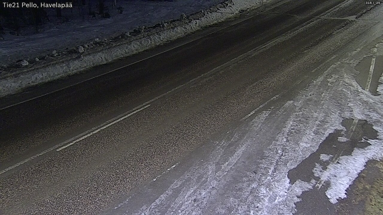 Kelikamerat Kuva Tie 21 Pello, Havelanpää, Pello, Lappi