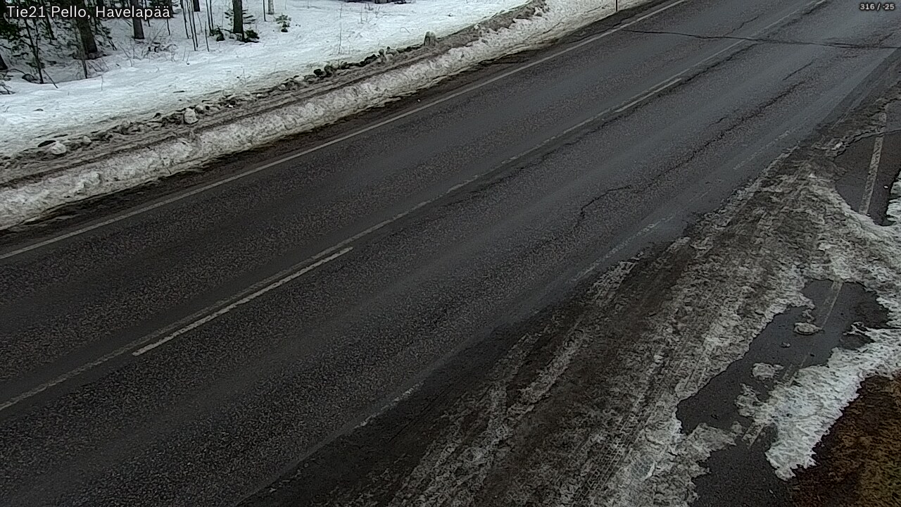 Kelikamerat Kuva Tie 21 Pello, Havelanpää, Pello, Lappi