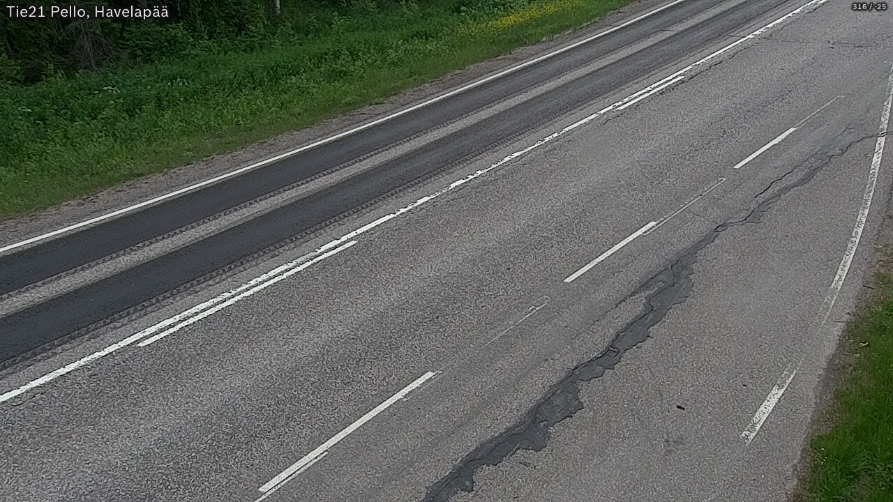 Kelikamerat Kuva Tie 21 Pello, Havelanpää, Pello, Lappi