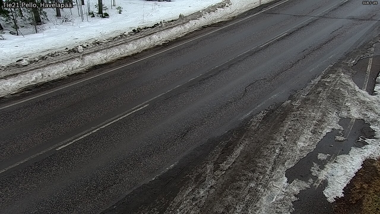 Kelikamerat Kuva Tie 21 Pello, Havelanpää, Pello, Lappi