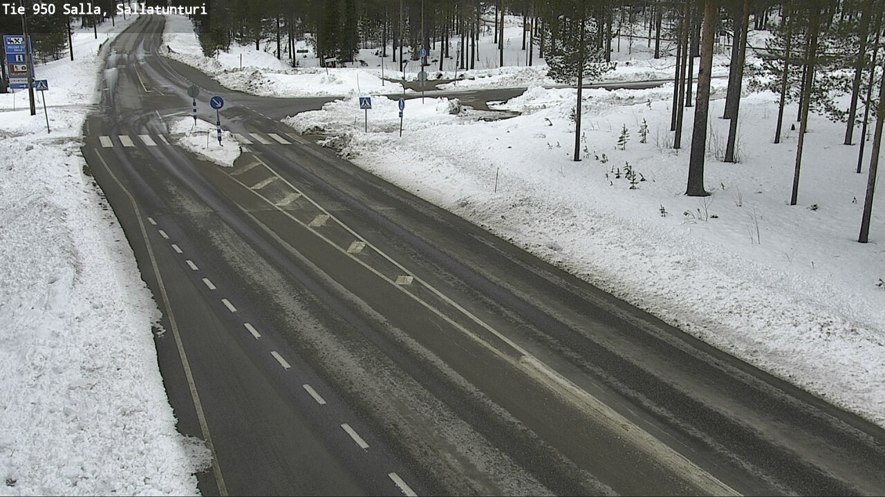 Weather Camera Image Road 950 Salla, Sallatunturi, Salla, Lappi