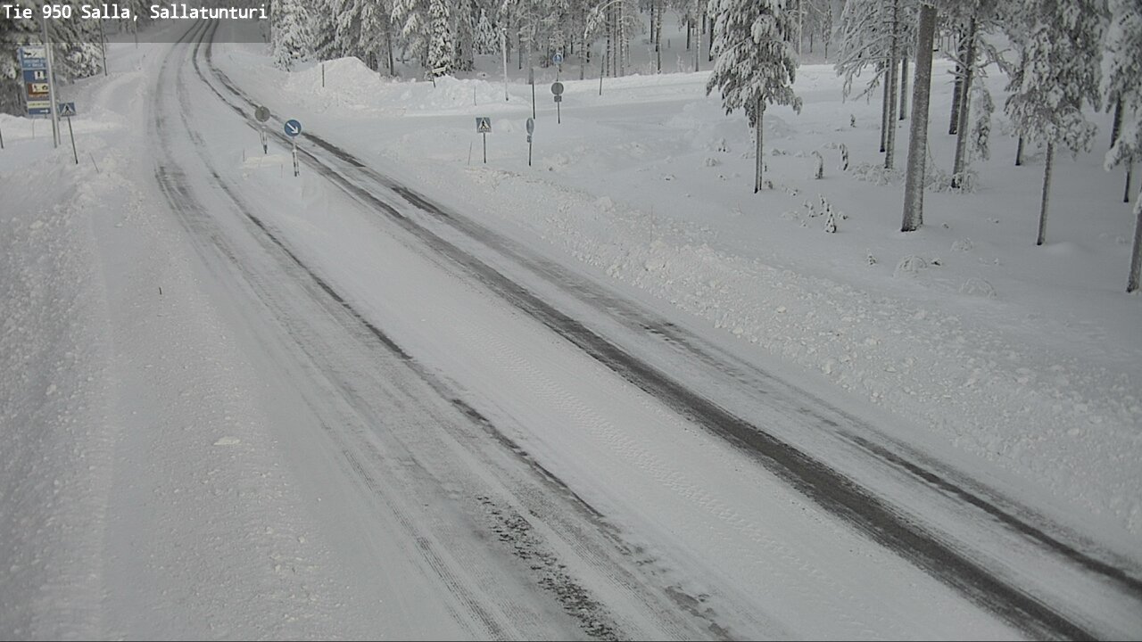 Kelikamerat Kuva Tie 950 Salla, Sallatunturi, Salla, Lappi