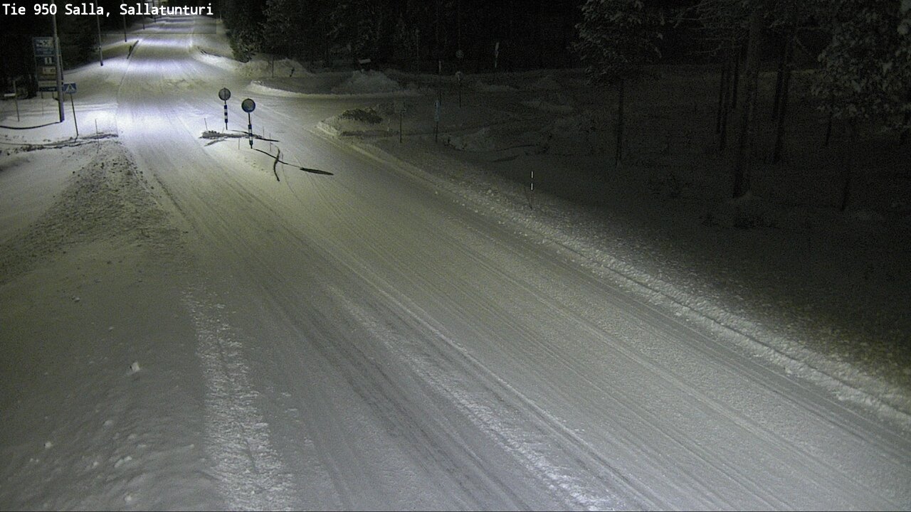 Weather Camera Image Road 950 Salla, Sallatunturi, Salla, Lappi