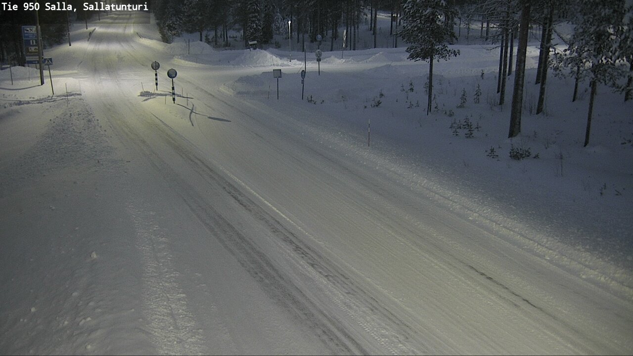 Weather Camera Image Road 950 Salla, Sallatunturi, Salla, Lappi