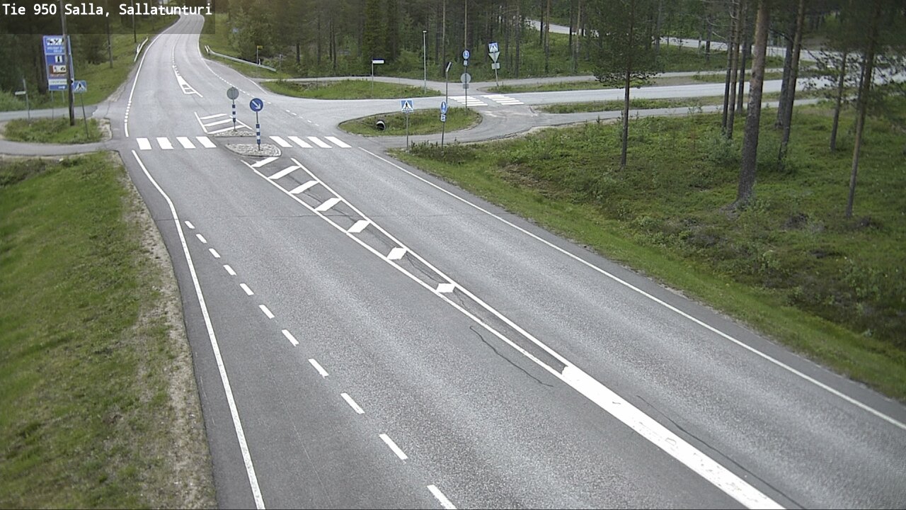 Weather Camera Image Väg 950 Salla, Sallatunturi, Salla, Lappi