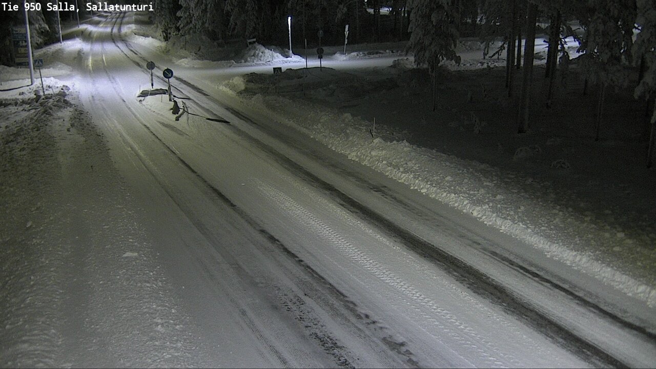 Kelikamerat Kuva Tie 950 Salla, Sallatunturi, Salla, Lappi