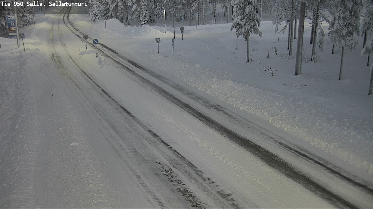 Kelikamerat Kuva Tie 950 Salla, Sallatunturi, Salla, Lappi