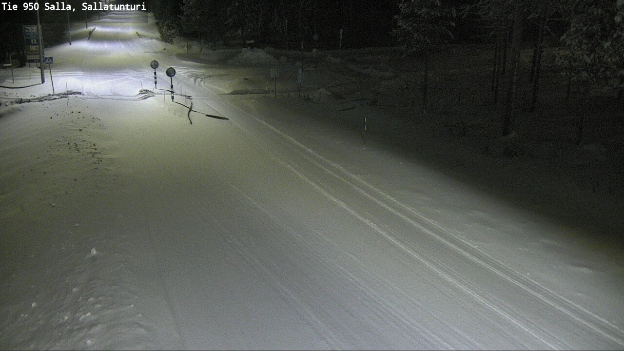 Weather Camera Image Road 950 Salla, Sallatunturi, Salla, Lappi