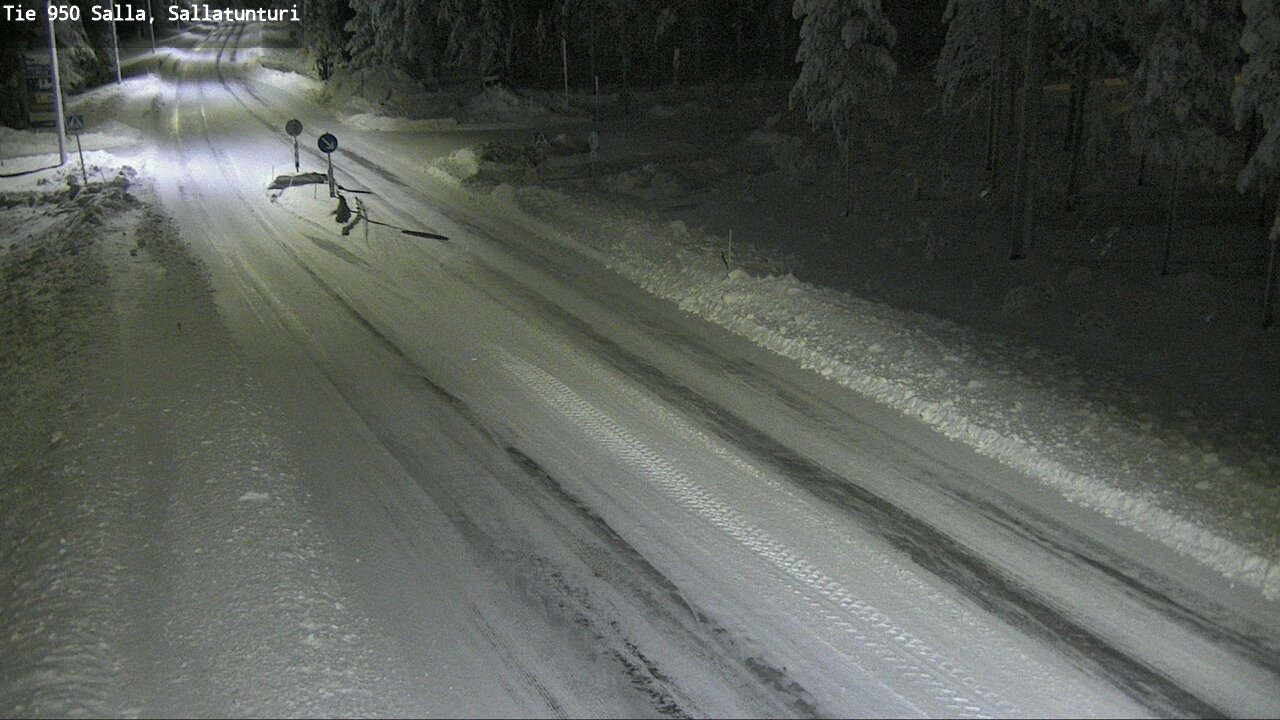Kelikamerat Kuva Tie 950 Salla, Sallatunturi, Salla, Lappi