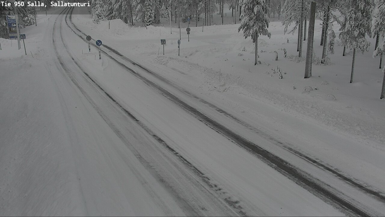 Kelikamerat Kuva Tie 950 Salla, Sallatunturi, Salla, Lappi