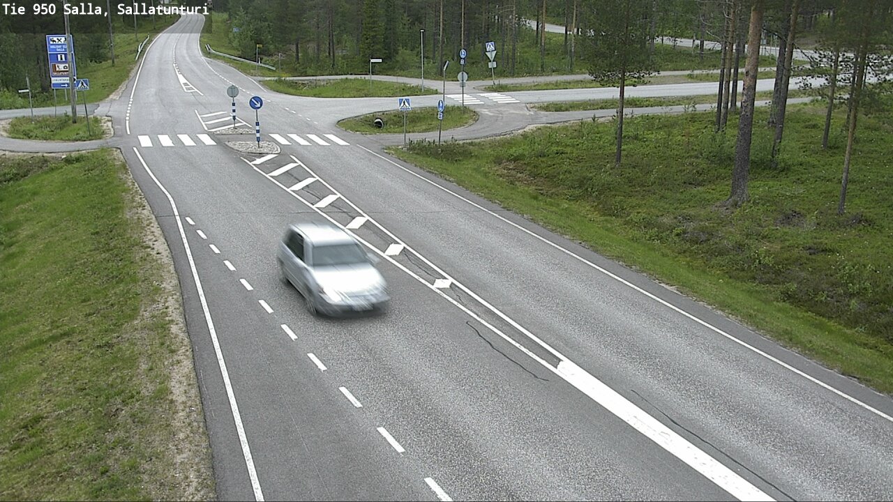 Weather Camera Image Road 950 Salla, Sallatunturi, Salla, Lappi
