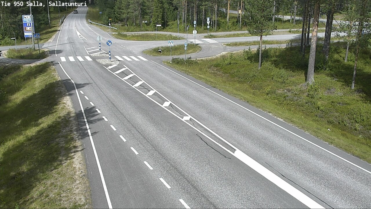 Weather Camera Image Väg 950 Salla, Sallatunturi, Salla, Lappi