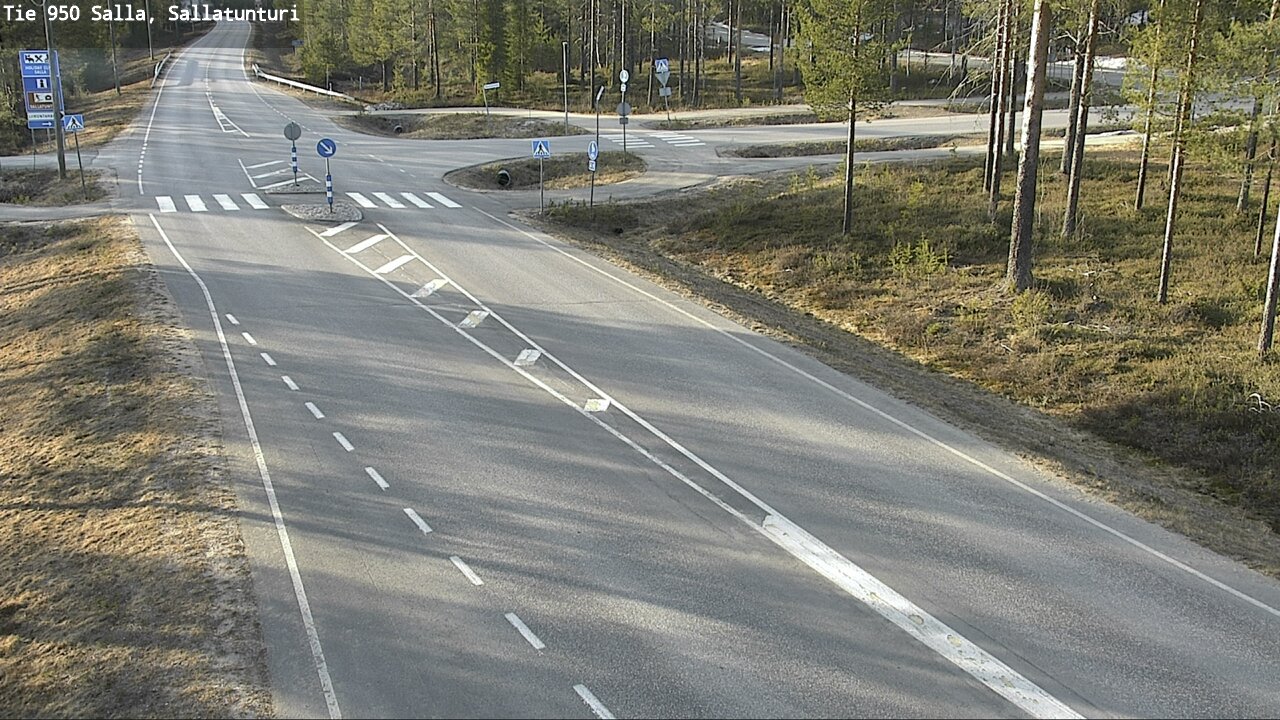 Weather Camera Image Väg 950 Salla, Sallatunturi, Salla, Lappi