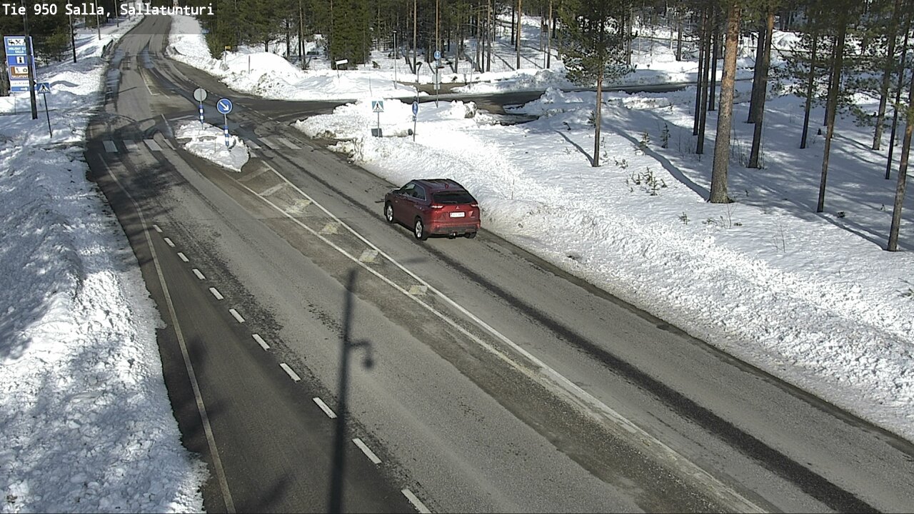Weather Camera Image Road 950 Salla, Sallatunturi, Salla, Lappi