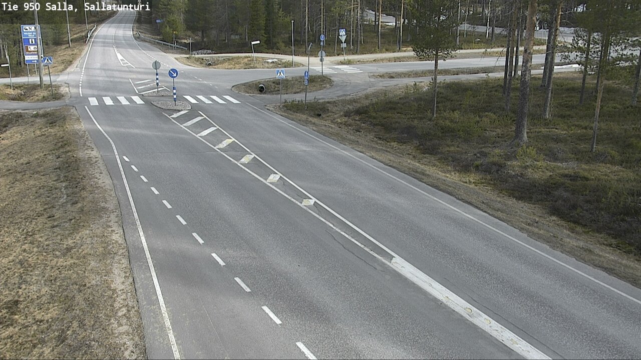 Weather Camera Image Väg 950 Salla, Sallatunturi, Salla, Lappi