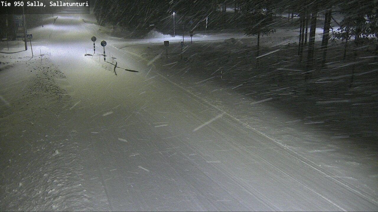 Weather Camera Image Road 950 Salla, Sallatunturi, Salla, Lappi