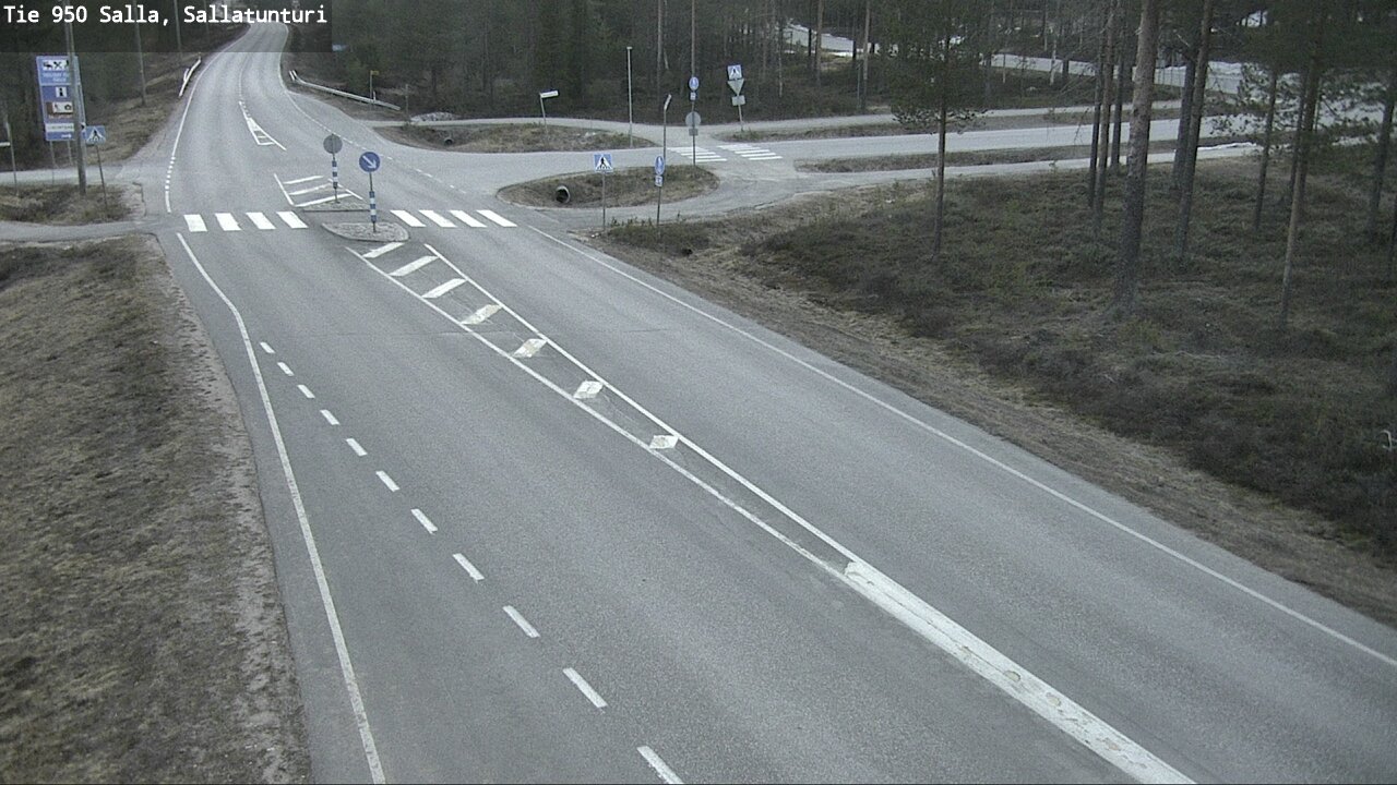 Weather Camera Image Road 950 Salla, Sallatunturi, Salla, Lappi