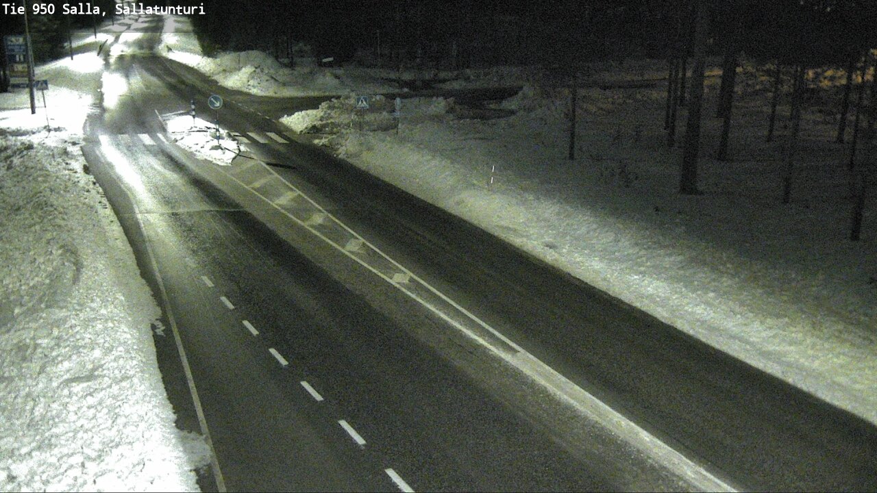Kelikamerat Kuva Tie 950 Salla, Sallatunturi, Salla, Lappi