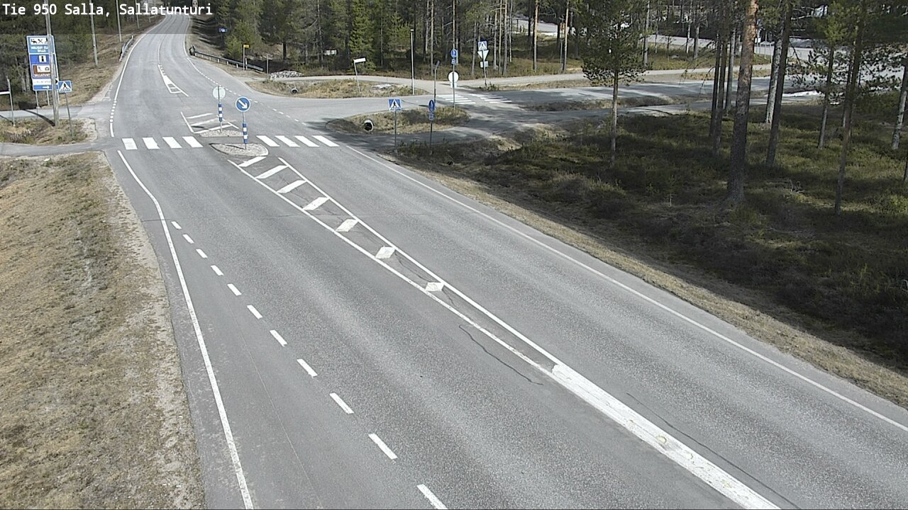 Weather Camera Image Väg 950 Salla, Sallatunturi, Salla, Lappi