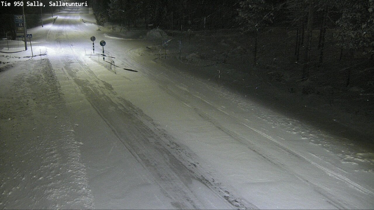 Kelikamerat Kuva Tie 950 Salla, Sallatunturi, Salla, Lappi